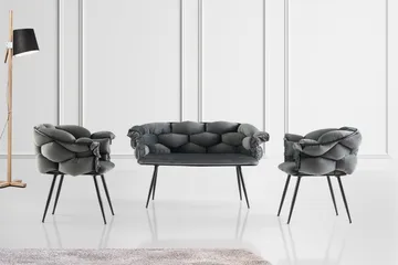 Balon Soffgrupp - Grå - Möbler - Soffa - Soffgrupp