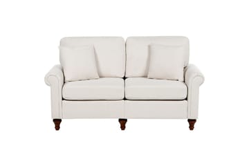 Soffgrupp Ginnerup Beige/mörkt trä - Beige/mörkt trä - Möbler - Soffa - Soffgrupp