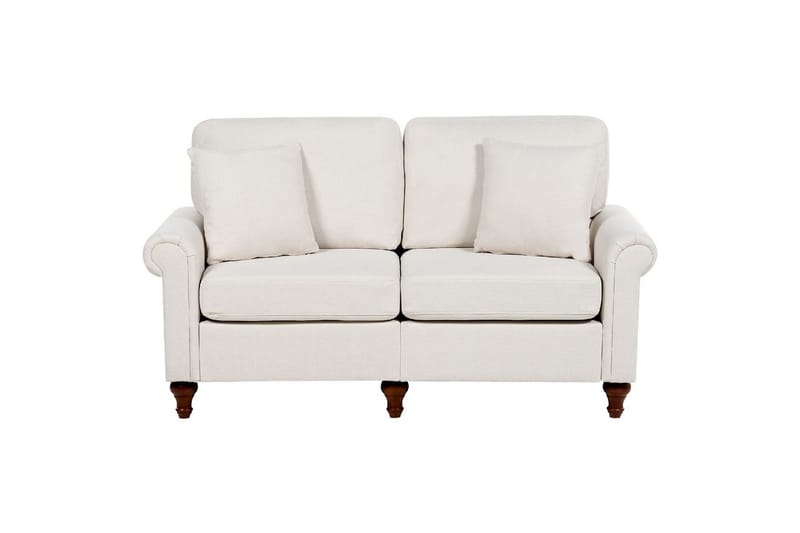 Soffgrupp Ginnerup Beige/mörkt trä - Beige/mörkt trä - Möbler - Soffa - Soffgrupp
