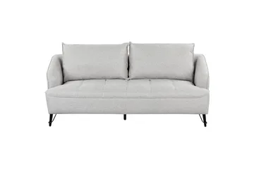 Soffgrupp Hobro Grå/svart - Grå/svart - Möbler - Soffa - Soffgrupp