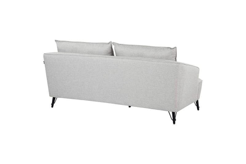 Soffgrupp Hobro Grå/svart - Grå/svart - Möbler - Soffa - Soffgrupp