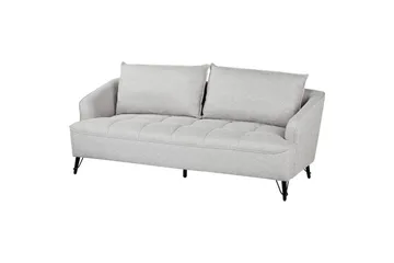 Soffgrupp Hobro Grå/svart - Grå/svart - Möbler - Soffa - Soffgrupp