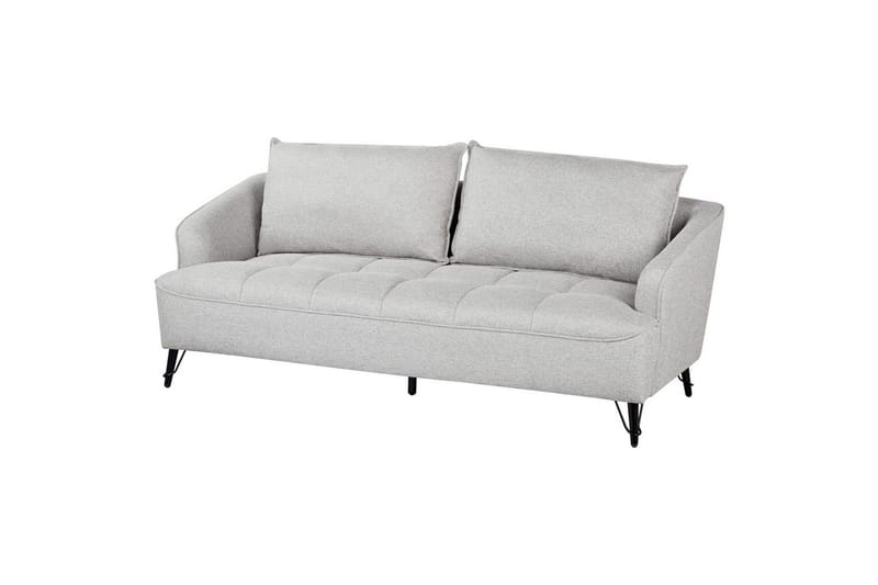 Soffgrupp Hobro Grå/svart - Grå/svart - Möbler - Soffa - Soffgrupp