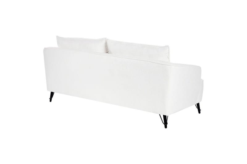 Soffgrupp Hobro Vit/Svart - Vit - Möbler - Soffa - Soffgrupp