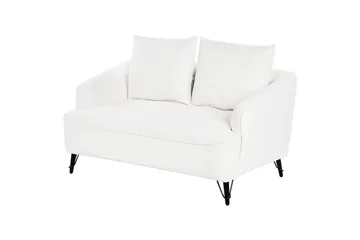 Soffgrupp Hobro Vit/Svart - Vit - Möbler - Soffa - Soffgrupp
