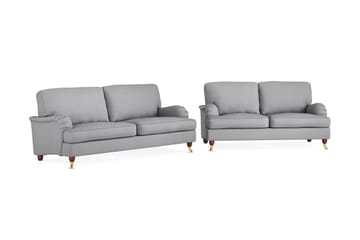 Howard Lyx Soffgrupp 3-sits + 2-sits Tygsoffa - Ljusgrå - Möbler - Soffa - Soffgrupp - Soffgrupp 3 2 1