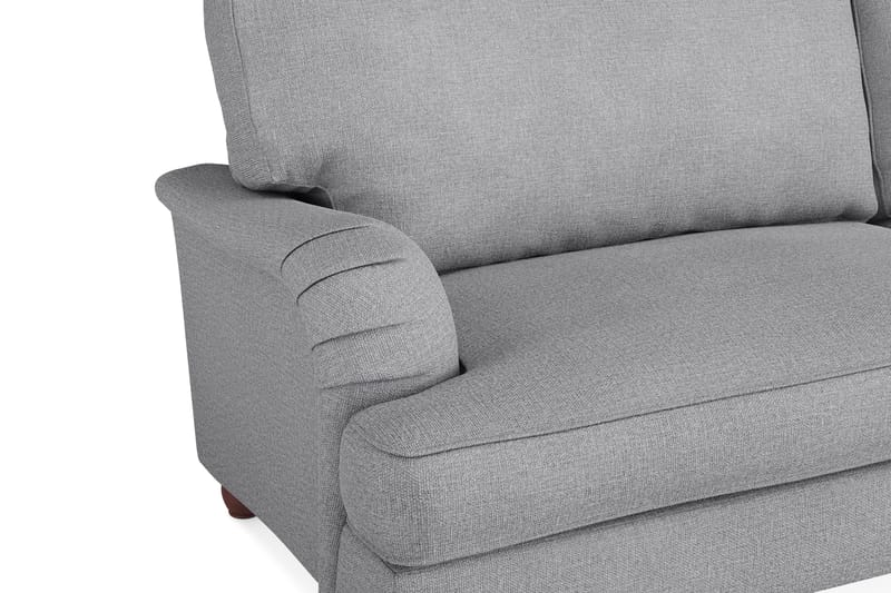 Howard Lyx Soffgrupp 4-sits + 3-sits Soffa + Divanfåtölj i Tyg - Ljusgrå - Möbler - Soffa - Soffgrupp - Soffgrupp 3 2 1