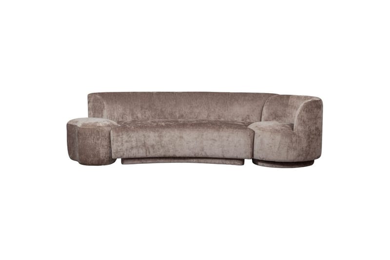 Soffgrupp Kombi-Populär med Pouf - Taupe - Möbler - Soffa - 3 sits soffa