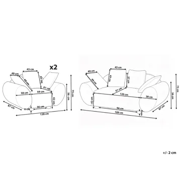 Soffgrupp Ringel - Ljusbeige - Möbler - Soffa - Soffgrupp