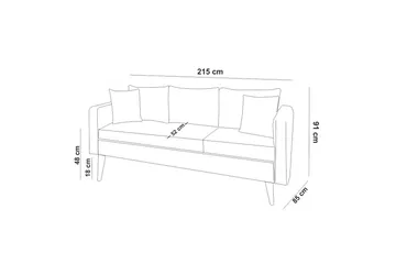 Sofiko Soffgrupp - Beige - Möbler - Soffa - Soffgrupp