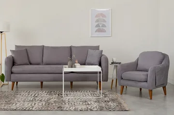 Sofiko Soffgrupp - Grå - Möbler - Soffa - Soffgrupp