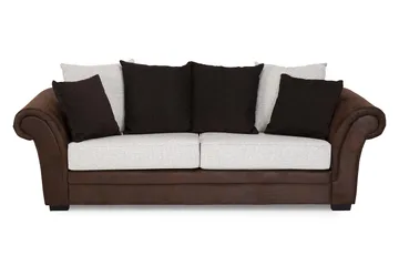 Toronto Soffgrupp 3-Sits+Fåtölj - Brun/Beige - Möbler - Soffa - Soffgrupp - Soffgrupp 3 2 1