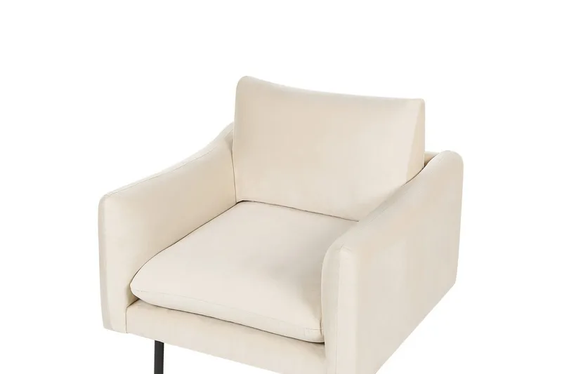 Soffgrupp Vinterbro Ljusbeige/svart, Sammet - Ljusbeige/svart, Sammet - Möbler - Soffa - Soffgrupp