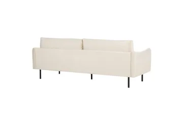 Soffgrupp Vinterbro Ljusbeige/svart, Sammet - Ljusbeige/svart, Sammet - Möbler - Soffa - Soffgrupp