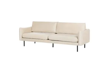 Soffgrupp Vinterbro Ljusbeige/svart, Sammet - Ljusbeige/svart, Sammet - Möbler - Soffa - Soffgrupp