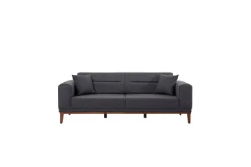 Wyong Soffgrupp 3-sits Soffa + Fåtölj - Antracit - Möbler - Soffa - Soffgrupp