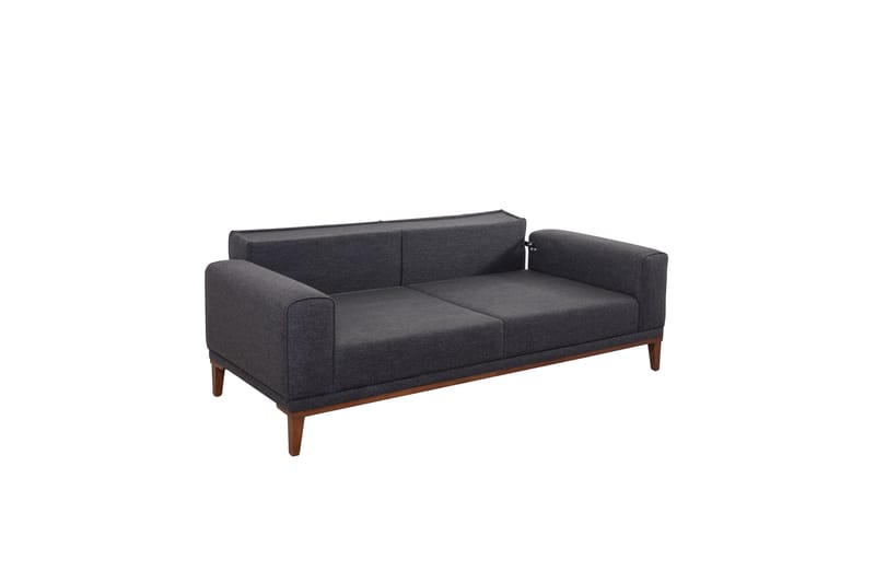 Wyong Soffgrupp 3-sits Soffa + Fåtölj - Antracit - Möbler - Soffa - Soffgrupp