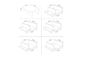 Wyong Soffgrupp 3-sits Soffa + Fåtölj - Grå - Möbler - Soffa - Soffgrupp