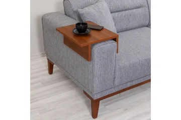 Wyong Soffgrupp 3-sits Soffa + Fåtölj - Grå - Möbler - Soffa - Soffgrupp