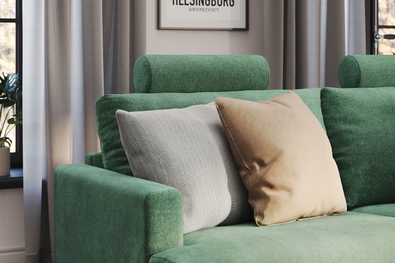 Menard Compact Nackkudde Soffa 51 cm - Grön - Möbler - Soffa - Sofftillbehör
