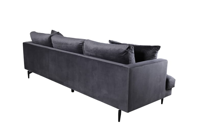 Sofia 3-sits Soffa - Mörkgrå - Möbler - Soffa - Sammetssoffa