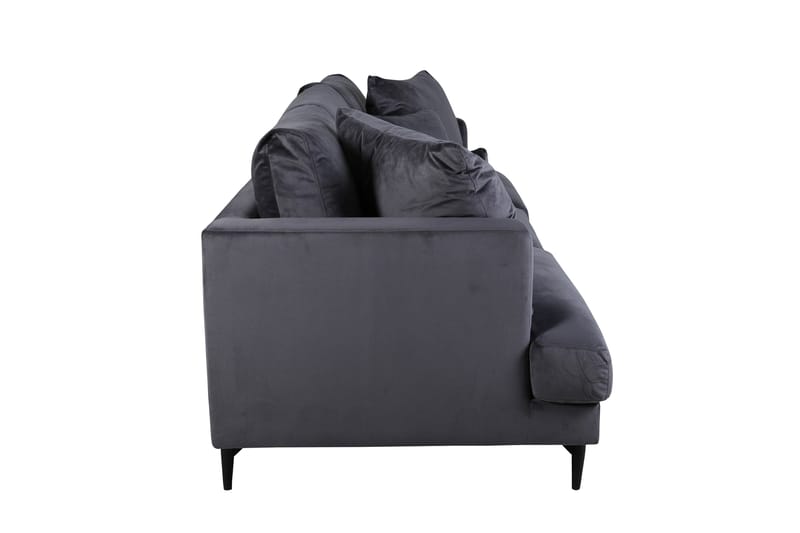 Sofia 3-sits Soffa - Mörkgrå - Möbler - Soffa - Sammetssoffa