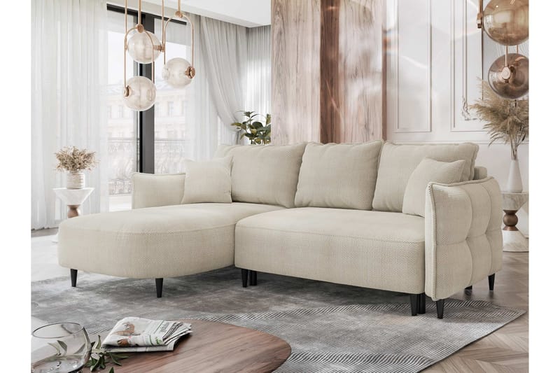 Sycylia Soffa med Divan 3-sits - Beige - Möbler - Soffa - Divansoffor & schäslongsoffa