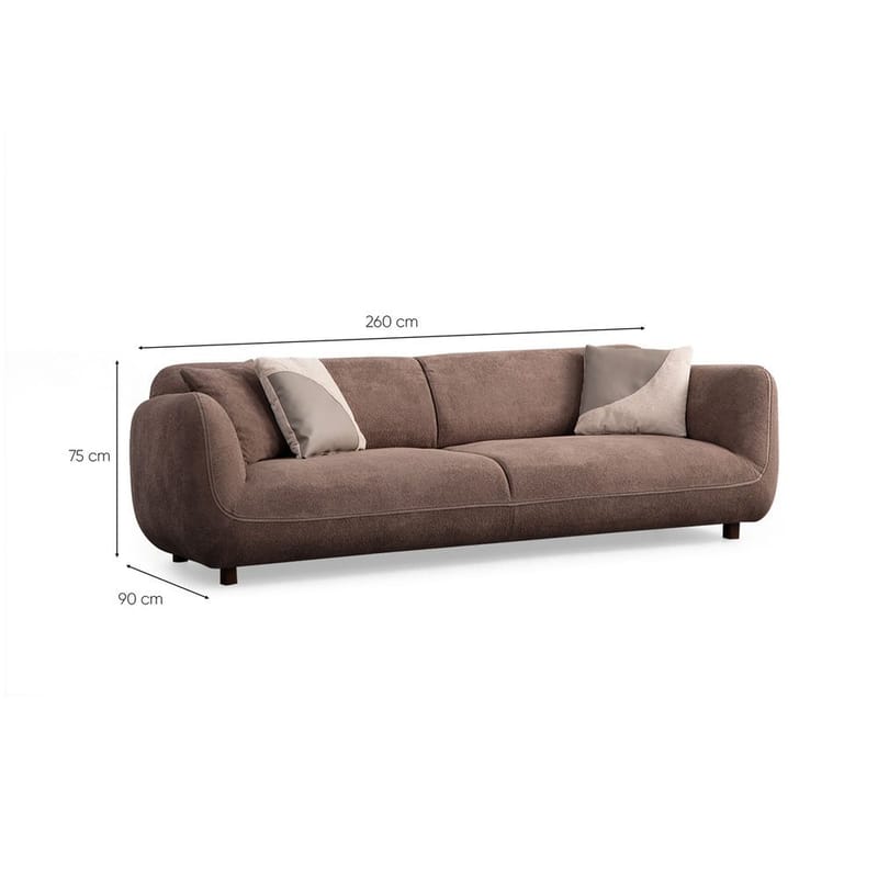 Talrosen 4-sits Soffa - Brun - Möbler - Soffa - 4 sits soffa