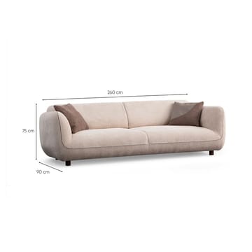 Talrosen 4-sits Soffa - Krämvit - Möbler - Soffa - 4 sits soffa