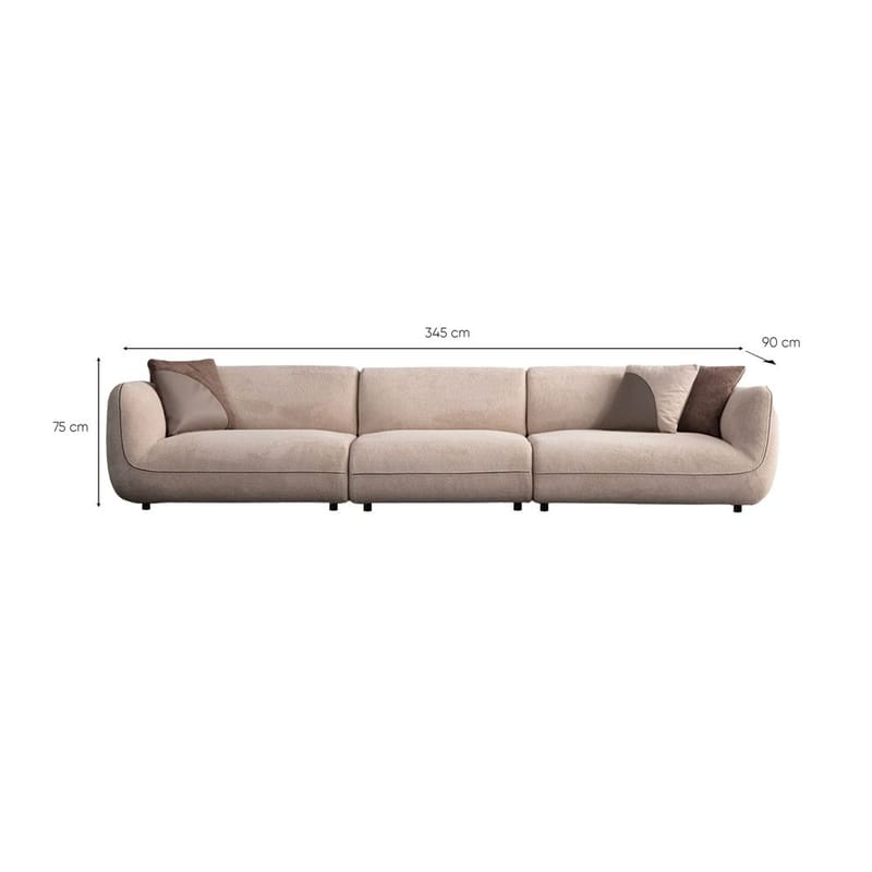 Talrosen 4-sits Soffa - Krämvit - Möbler - Soffa - 4 sits soffa
