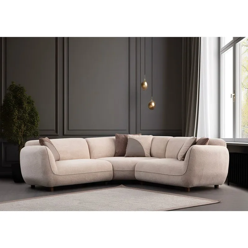 Talrosen 5-sits Hörnsoffa - Krämvit - Möbler - Soffa - Hörnsoffa