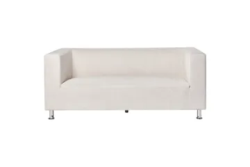 Tomio Soffa 3-sits - Vit/Silver - Möbler - Soffa - 3 sits soffa