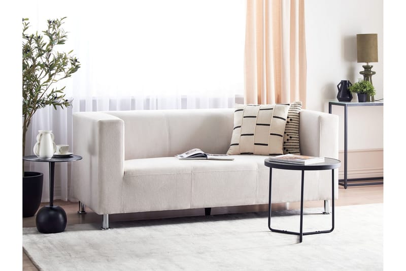Tomio Soffa 3-sits - Vit/Silver - Möbler - Soffa - 3 sits soffa