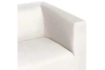 Tomio Soffa 3-sits - Vit/Silver - Möbler - Soffa - 3 sits soffa