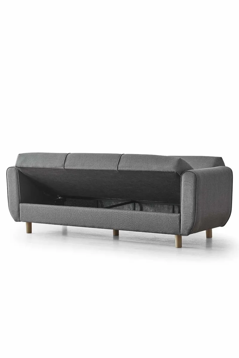 Torlan 3-sits Soffa - Mörkgrå - Möbler - Soffa - Bäddsoffa