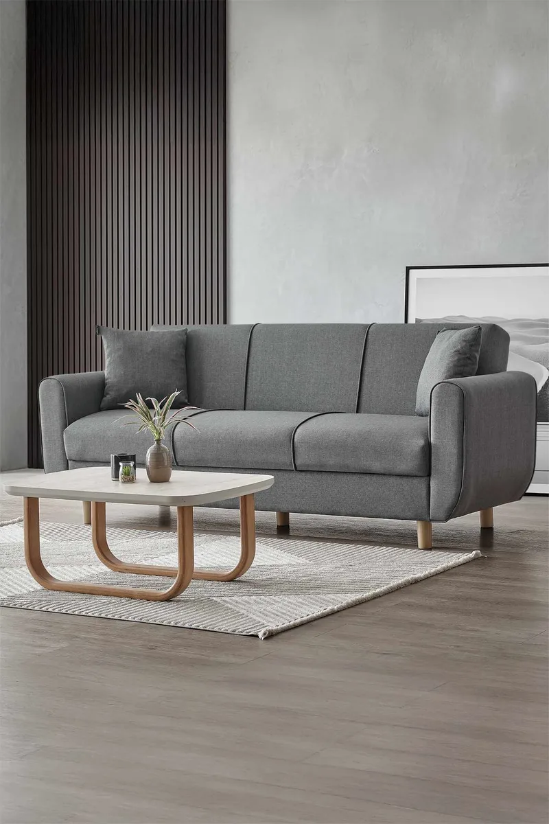 Torlan 3-sits Soffa - Mörkgrå - Möbler - Soffa - Bäddsoffa