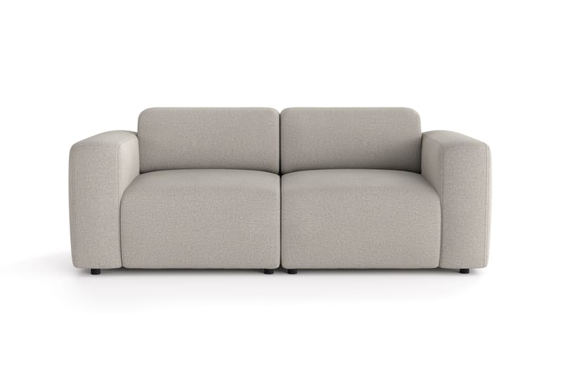 Torvasen 2-sits Soffa i Tyg - Ljusgrå - Möbler - Soffa - 2 sits soffa