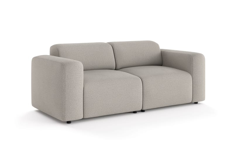 Torvasen 2-sits Soffa i Tyg - Ljusgrå - Möbler - Soffa - 2 sits soffa