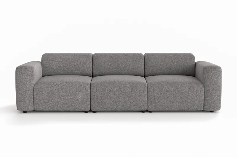 Torvasen 3-sits Soffa i Tyg, Grå