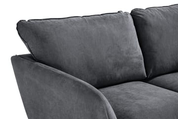 Trend Lyx 2-sits Soffa - Mörkgrå/Svart - Möbler - Soffa - 2 sits soffa