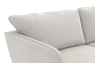 Trend Lyx 3-sits Sammetssoffa - Krämvit - Möbler - Soffa - Sammetssoffa