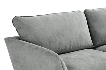 Trend Lyx 3-sits Tygsoffa - Grå - Möbler - Soffa - 3 sits soffa