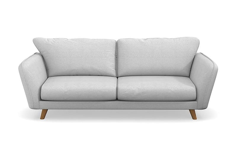 Trend Lyx 3-sits Tygsoffa, Ljusgrå