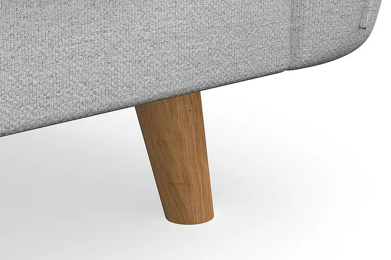 Trend Lyx 3-sits Tygsoffa - Ljusgrå - Möbler - Soffa - 3 sits soffa