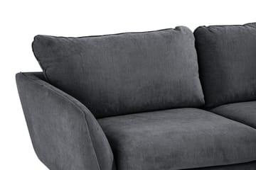 Trend Lyx 6-sits Vändbar L-formad Hörnsoffa i Tyg - Grå - Möbler - Soffa - Hörnsoffa