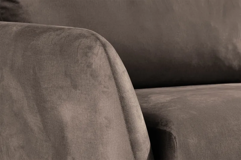 Trend Soffgrupp 3-sits + 2-sits Sammetssoffa - Brun - Möbler - Soffa - Soffgrupp
