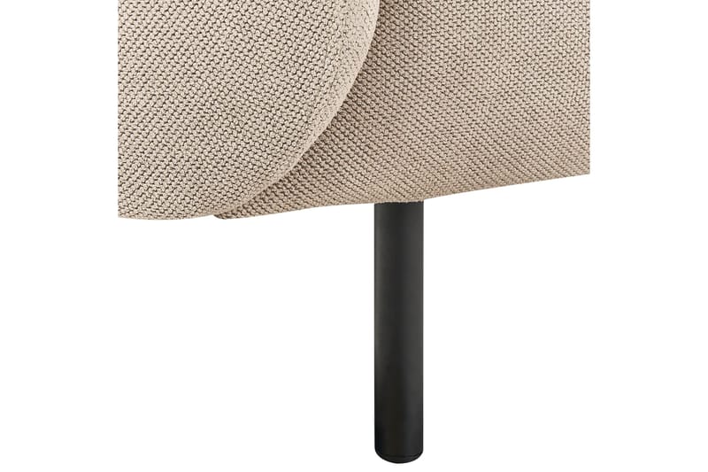 Tuka 2-sits Soffa i Tyg med Metallben - Beige|Grå|Svart - Möbler - Soffa - 2 sits soffa