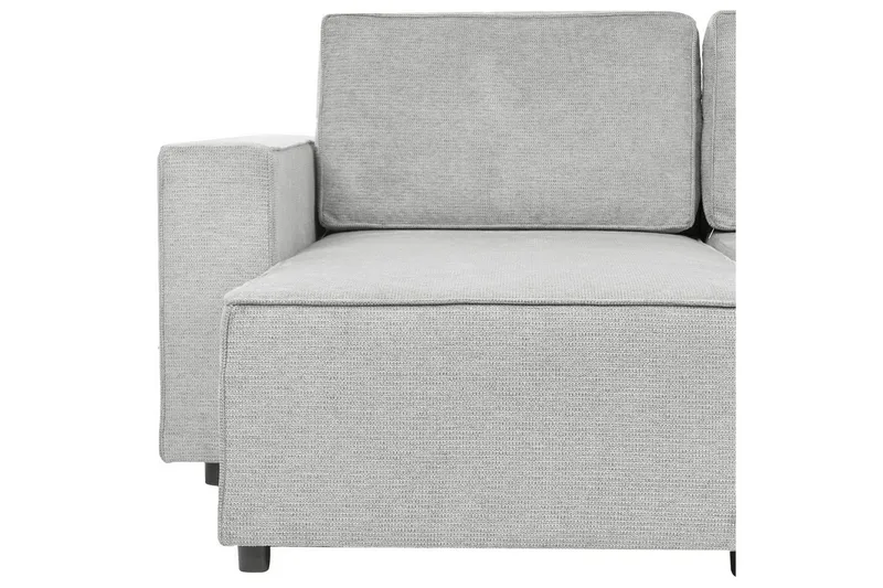 U-formad soffa Vatne Grå/svart - Grå/svart - Möbler - Soffa - Soffgrupp