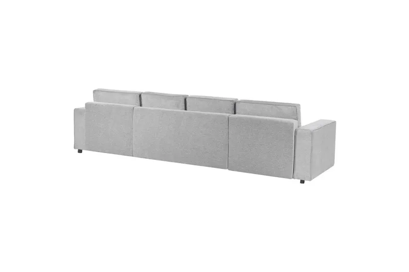 U-formad soffa Vatne Grå/svart - Grå/svart - Möbler - Soffa - Soffgrupp