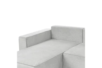 U-formad soffa Vatne Grå/svart - Grå/svart - Möbler - Soffa - Soffgrupp